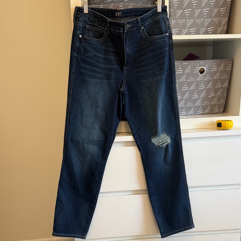 Kut from the Kloth Women's Boot Cut Jeans in Deep Indigo